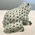 Mid 20th Century MCM Japanese Andrea by Sadek Herend Style Fishnet Pattern Porcelain Frog For Sale - Image 5 of 8