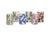 Stories of Italy Nougat Tumblers - Borealis, Set of 6 For Sale - Image 10 of 10