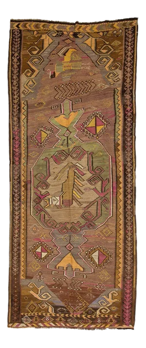 Vintage Turkish Kilim Rug