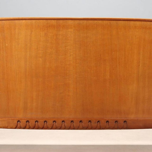 Vintage Bed in Mahogany, 1950s For Sale - Image 5 of 10