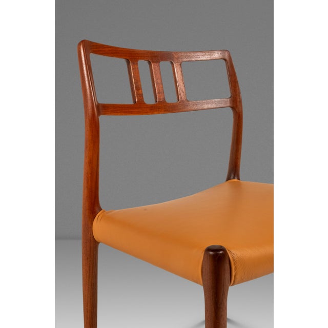 Set of Four (4) Danish Modern Møller Model 79 Side Chairs in Teak by Niels Otto Møller for j.l. Møller Mobelfabrik, Denmark, C. 1960's For Sale - Image 12 of 18