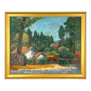 "Late Sun" - Carmel by the Sea California Original Oil French Impressionism by Harry Lachman