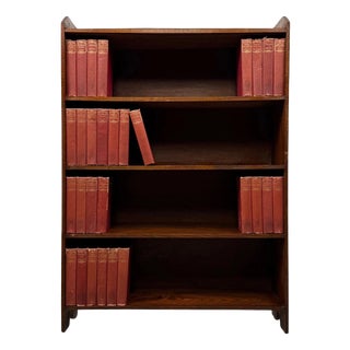 20th Century Edwardian Open Library Bookcase, 1890s For Sale