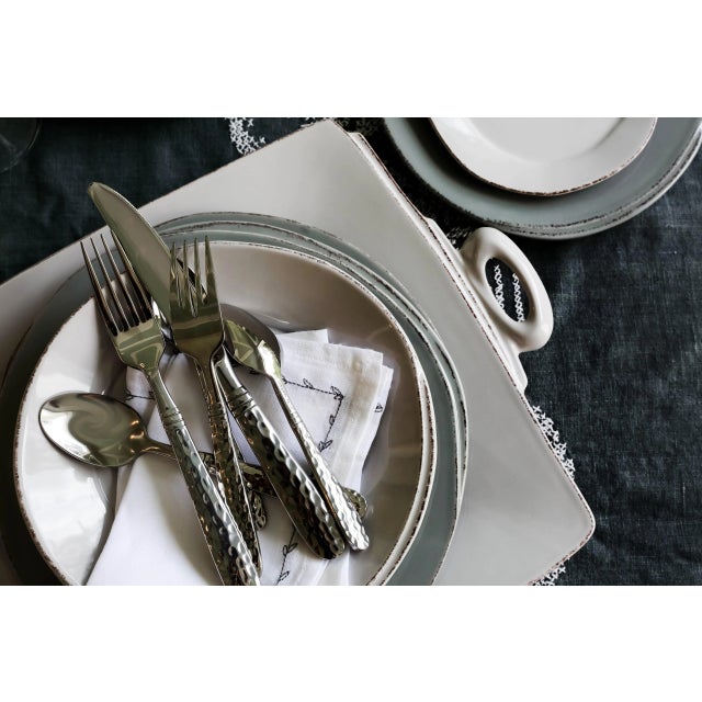 VIETRI Martellato Demitasse Spoons - Set of 4 For Sale In Raleigh - Image 6 of 11