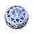 Vintage Traditional Large Blue & White Chinoiserie Ginger Jar - Quianlong Style Charming large vintage blue and white...