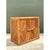 Vintage Rattan Chevron Cabinet For Sale - Image 4 of 12