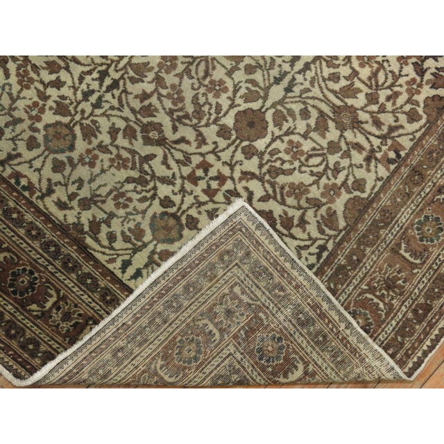Beige Early 20th Century Taupe Turkish Rug, 3'10'' X 5'7'' For Sale - Image 8 of 9
