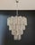 Large Vintage Murano Glass Tiered Chandelier with Smoked Glass Tube, 1990s For Sale - Image 4 of 16