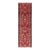 Vintage Lilihan Runner With Red Field and Bold Floral Medallion Design For Sale