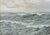 Wood Patrick Von Kalckreuth 1892-1970 Large Seascape Mid Century Modern 37 X 48in. Framed. For Sale - Image 7 of 10
