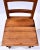 Chestnut Set of Four Country French Folk Style Os De Mouton Dining Chairs, Oak, 1980s For Sale - Image 8 of 12