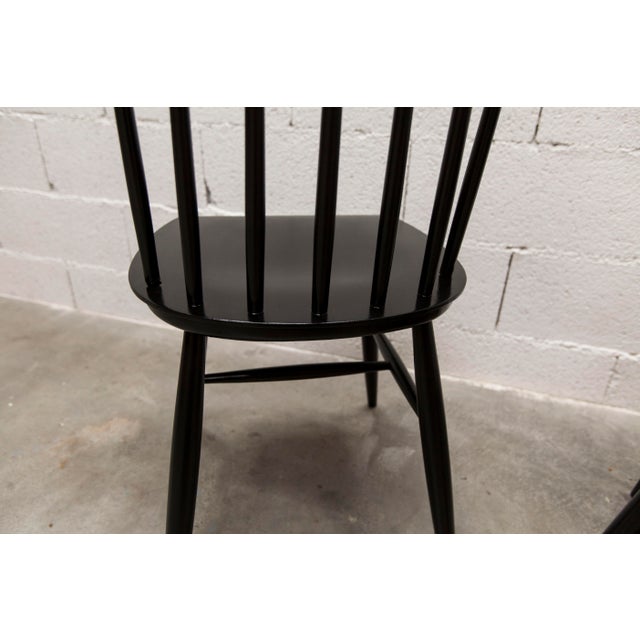 Scandinavian Black Teak Fanett Chairs by Ilmari Tapiovaara, 1960, Set of 2 For Sale - Image 10 of 18