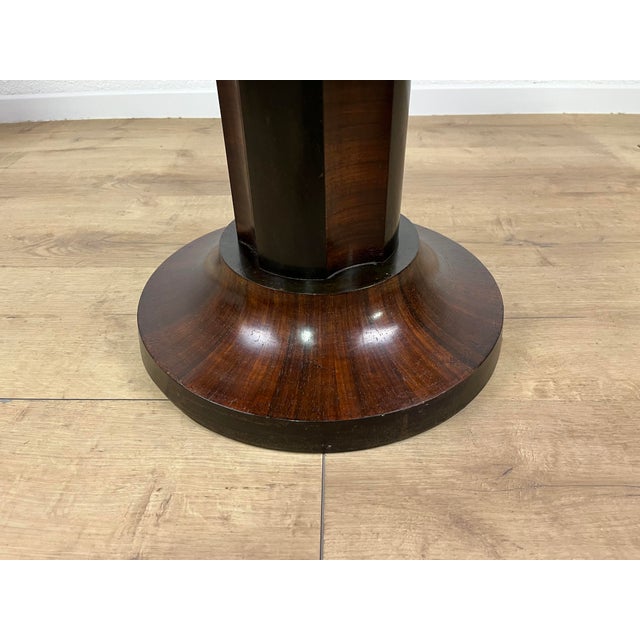 Wood Rationalist Inlaid Wooden Coffee Table, Italy, 1930s For Sale - Image 7 of 9