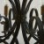 Metal Large + Elegant French Iron Work Chandelier, 1920s For Sale - Image 7 of 11