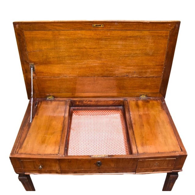 Antique Louis XVI Dressing Table or Writing Desk For Sale - Image 4 of 6
