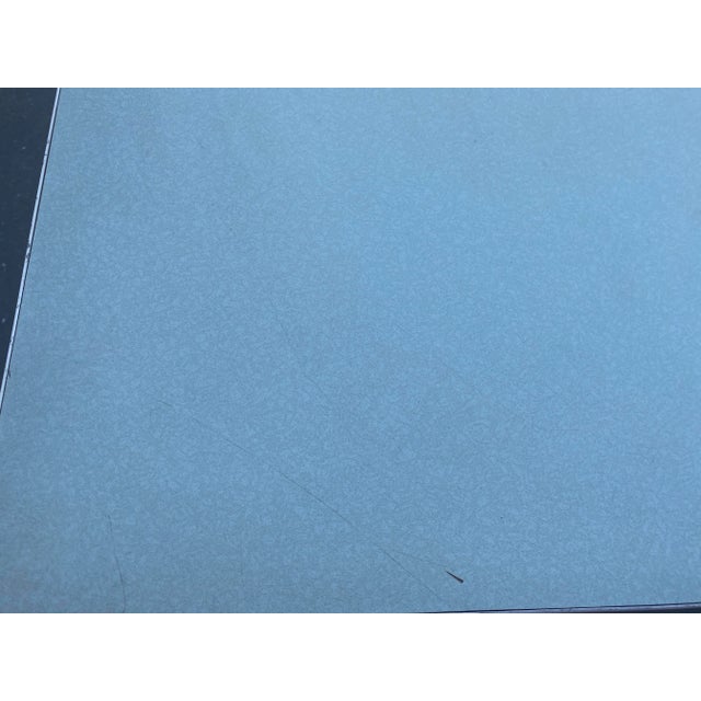 Vintage Mid Century Modern Holga Metal Table Desk For Sale - Image 12 of 13