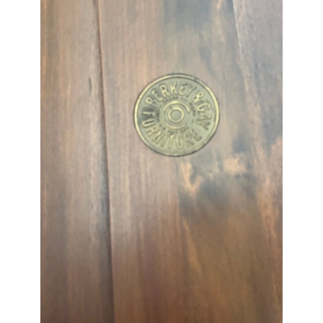 1920s Berkey & Gay Spanish Colonial Revival Walnut Display Cabinet For Sale - Image 9 of 9
