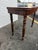 Wood Antique American Empire Style Top Game Table or Console Table For Sale - Image 7 of 15
