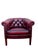 Chesterfield Group 2+2+1 in Red Leather, Set of 3 For Sale - Image 5 of 6
