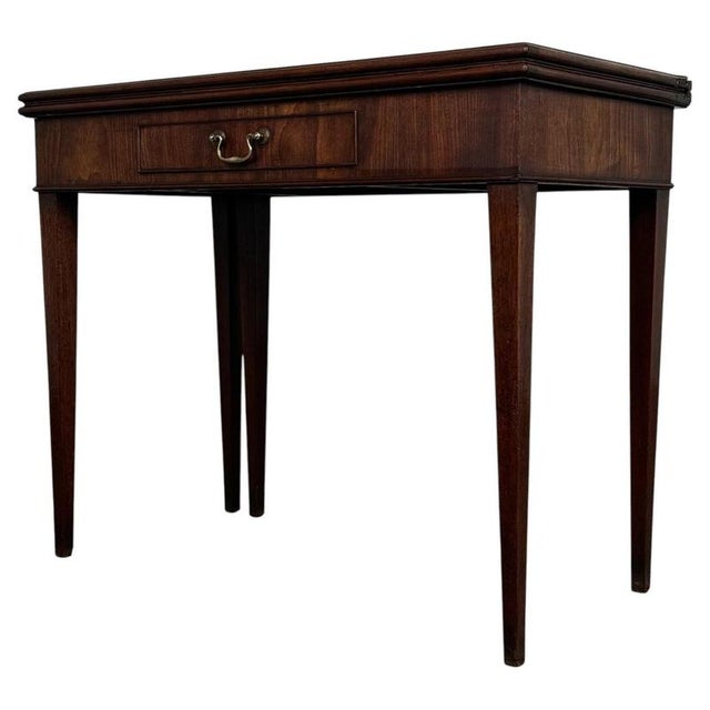 Antique English Mahogany Tea Table, 1800s For Sale - Image 12 of 13