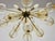Gold Chandelier from Kamenický Šenov, 1970s For Sale - Image 8 of 9