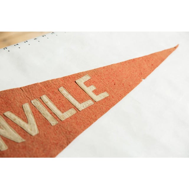 American Antique Boonville Felt Flag Pennant For Sale - Image 3 of 6
