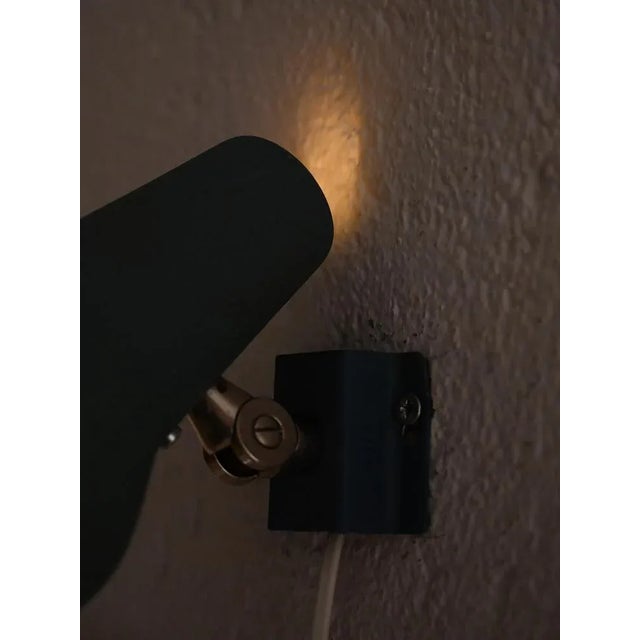 Metal Scandinavian Wall Light, 1950s For Sale - Image 7 of 8