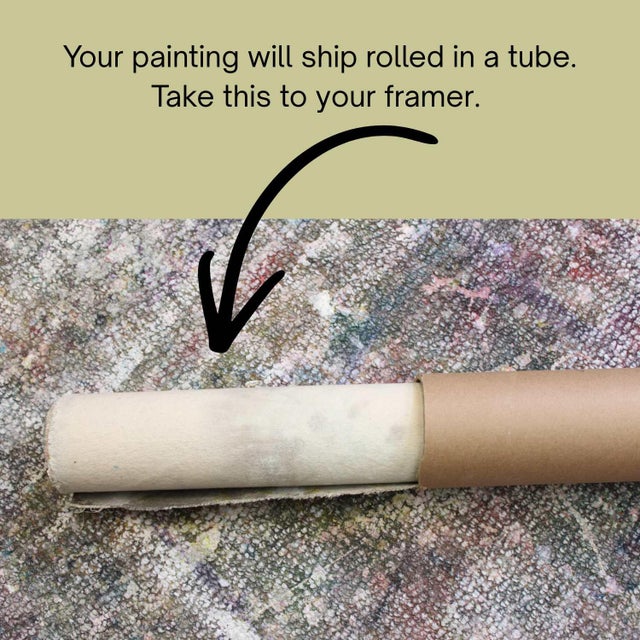 "Just Minding My Business Watching You Sleep" Original Contemporary Abstract Painting by Mel Rea For Sale In Cleveland - Image 6 of 7