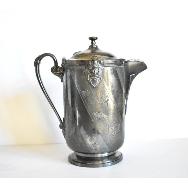 Mid 19th Century Antique C.1870s Reed & Barton Silver Plate Water Pitcher For Sale - Image 5 of 13