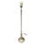 Mid-central tall and heavy brushed bronze torchiere floor lamp, with large Vintage style bulb holder, 3-way switch, and...