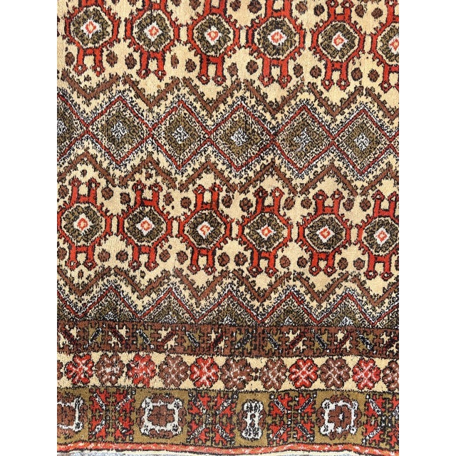 Brown Mid-Century Moroccan Tribal Rug, 1950s For Sale - Image 8 of 18