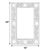 This exquisite wall mirror from Butler Specialty Company showcases refined artistry and exceptional craftsmanship. Adorned...