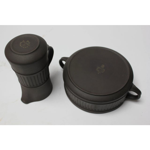 Early Jens Quistgaard for Dansk Flamestone Coffee / Tea Set For Sale - Image 12 of 13