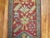 Early 20th Century Narrow Dark Antique Red Oushak Runner For Sale - Image 5 of 6