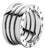 Bulgari "B.zero1" Four Band Ring For Sale