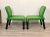 1970s Set of Green Plastic Fabric Armchairs, Italy, 1970s For Sale - Image 5 of 13