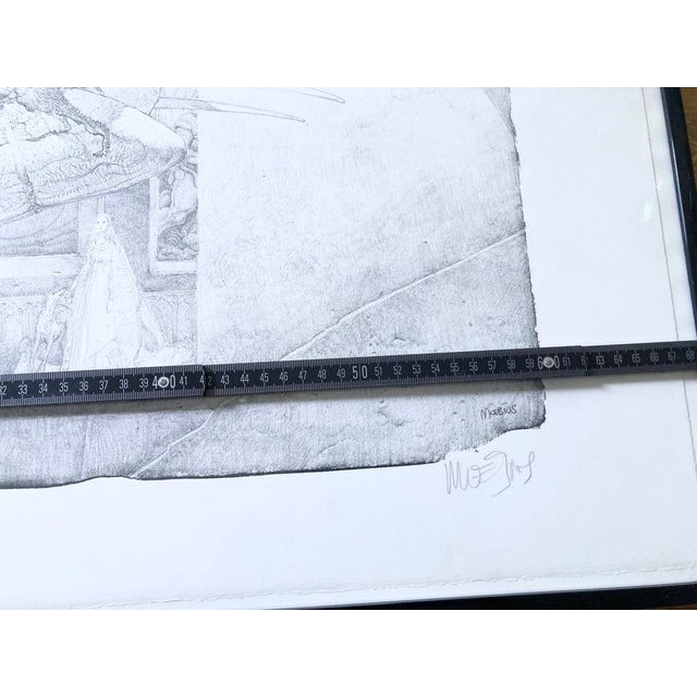 Framed serigraph from the 80s and 90s, motif Airtight Garage by Jerry Cornelius. Limited, numbered 146/150 and signed by...