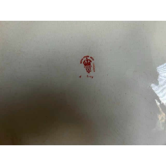 Antique Royal Crown Derby 2149 Meat Turkey Large Platter, England For Sale - Image 12 of 12