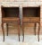 French Louis XV Style Nightstands in Walnut with Drawer and Open Self, 1960s, Set of 2 For Sale - Image 11 of 11