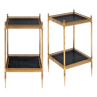 1940s Art Deco Period “Maison Bagues" Side Tables For Sale