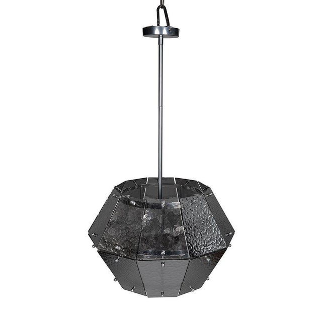 Metal NOIR Obsidian Chandelier, Small For Sale - Image 7 of 7