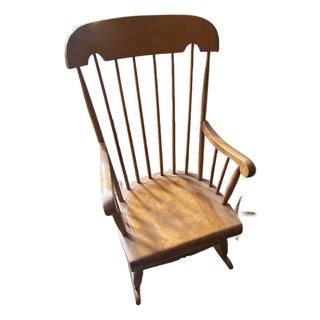 Mid 19th Century Nichols & Stone Rocking Chair For Sale