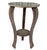 Coffee Vintage Marquetry Wood Inlay Round Side Table, Circa 1940 For Sale - Image 8 of 11