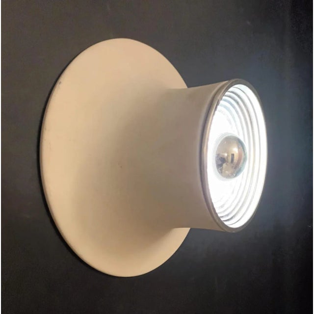 Mid 20th Century Enameled Aluminum Sconces - a Pair For Sale - Image 9 of 13