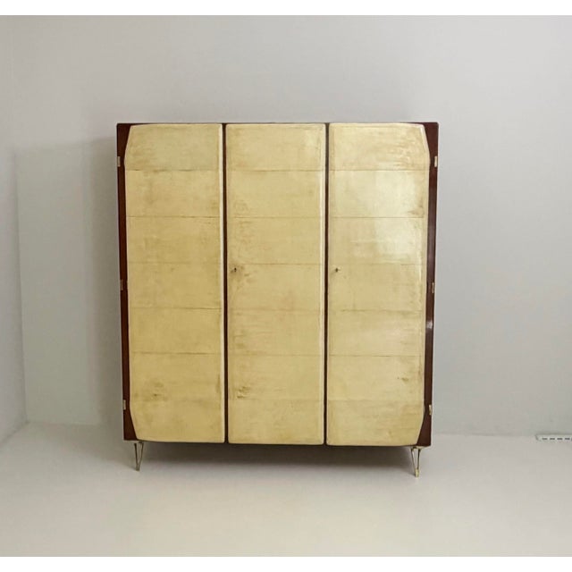 Metal Vintage Wardrobe by Vittorio Dassi for Dassi Mobili Moderni, 1950s For Sale - Image 7 of 7