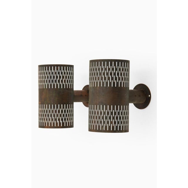 Wall Lamps in Copper attributed to Hans Bergström, 1940s, Set of 2 For Sale - Image 3 of 8