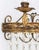 Mid 20th Century Mid 20th Century French Empire Style Gilt Wrought Iron Sconces, 2 For Sale - Image 5 of 10