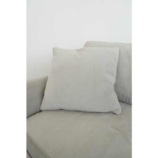 Ralph Lauren Home Velvet Roll Arm Sofa For Sale - Image 11 of 13