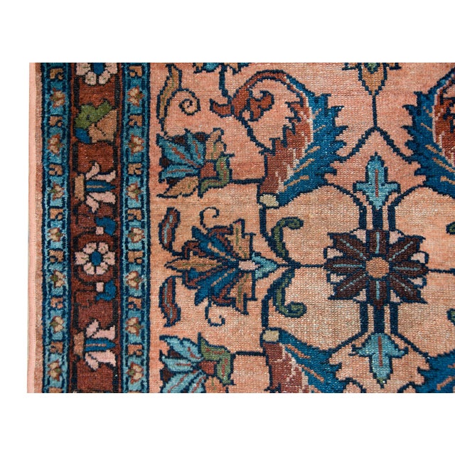 Early 20th Century Persian Lilihan Rug For Sale - Image 12 of 13