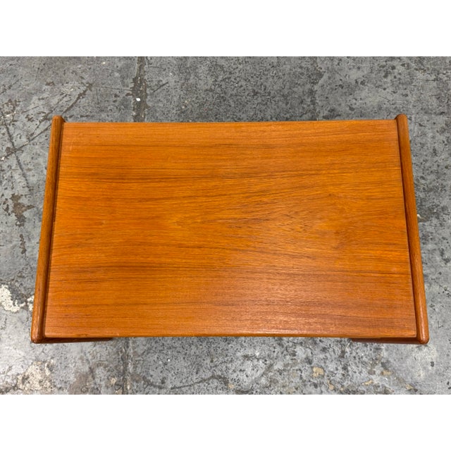 Salin Nyborg Teak Two Tiered Side Table, Mid 20th Century For Sale In San Francisco - Image 6 of 12